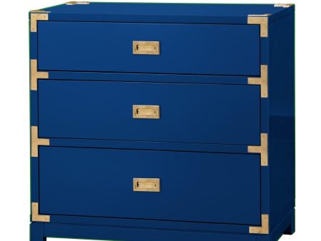 Lacquer 3-Drawer Side Table on Sale