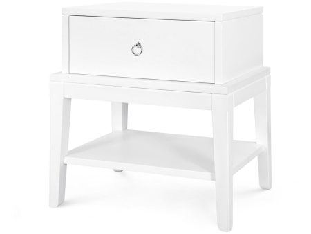 Contemporary White Side Table Sale