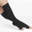 Mid Leg Zipper Anti Embolism Compression Socks For Discount