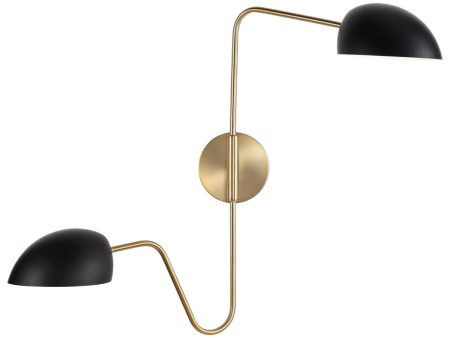 Trilby Double Swing-Arm Wall Sconce Online Hot Sale