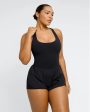 BlissMotion Airy Backless 2-in-1 Athleisure Romper on Sale