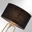 Patterson Black & Gold Floor Lamp Online