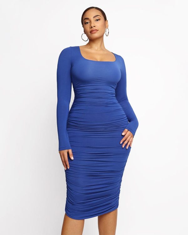 Smooth Ruched Shaping Dress Sale