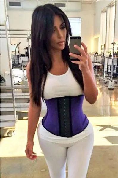 Elite Gym Work Out Waist Trainer Purple on Sale