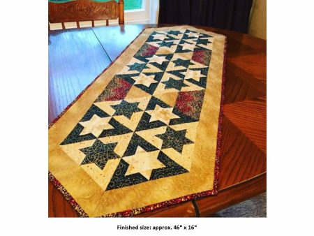 Circle of Stars Table Runner pattern For Discount