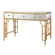 Gold Leaf Bamboo Mirror Desk Fashion