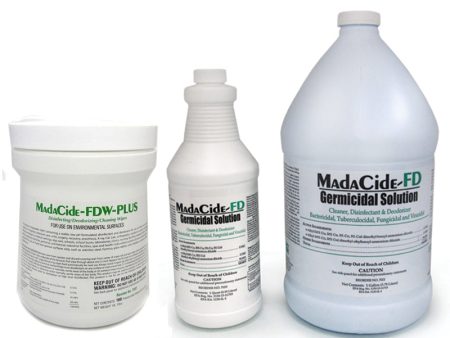 Madacide FD (Fast Dry). CHOOSE 1Gallon, 32oz Spray Bottle or WIPES ***CAN ONLY SHIP VIA UPS*** Sale