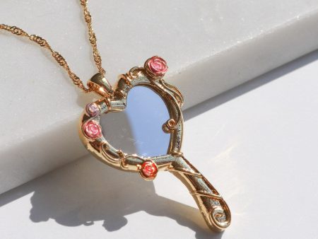 Diamond Chateau Melody Mirror Necklace, Friendship Necklaces Hot on Sale