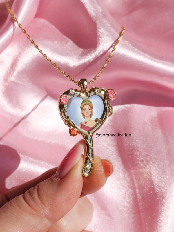 Diamond Chateau Melody Mirror Necklace, Friendship Necklaces Hot on Sale