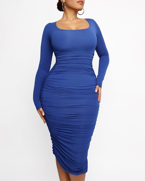 Smooth Ruched Shaping Dress Sale