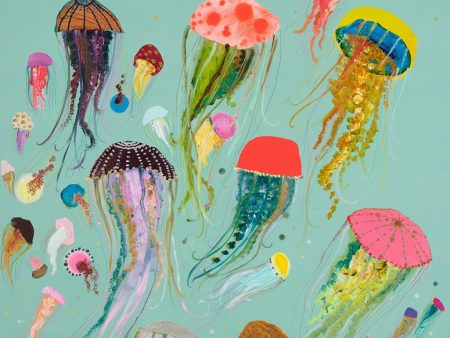 Floating Jellyfish Giclee Hot on Sale