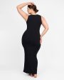 Cozy Ribbed Sleeveless Long Shaping Dress Online