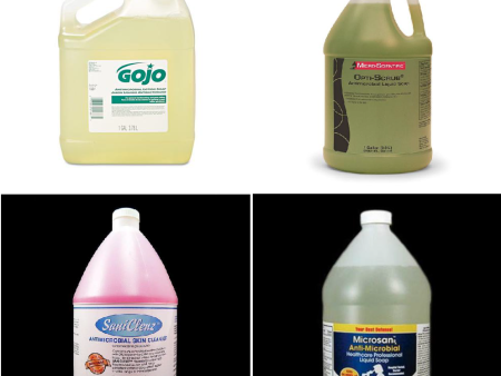 1 Gallon ANTIMICROBIAL SOAPS - Choose From Various Brands (PLEASE LIMIT 2 PER CUSTOMER) Fashion