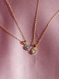 Minimal Opal Stone Heart Necklace, 925 Sterling Silver Fashion