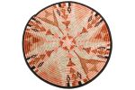 Peach Fleur Plate Extra Large Cheap