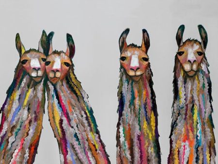 Six Llamas Giclee Sale