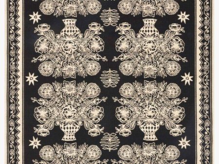 Vase Rug Black Sale