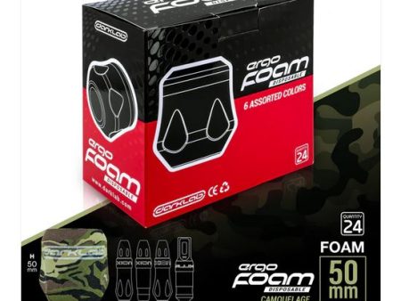 **(EXPIRE DATE IS 10-24)** 50% OFF FK Irons Ergo Disposable Foam Grip Covers - Camo - Box of 24 on Sale