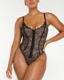 Lace Glamour Flawless Fit Thong Bodysuit Cheap