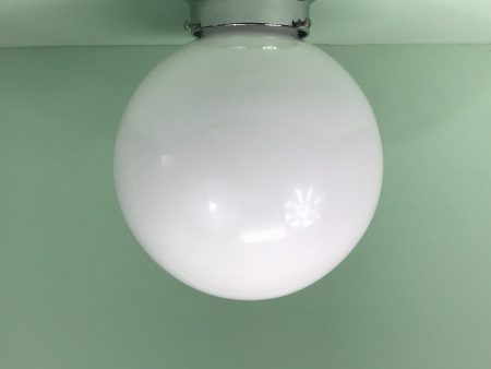 10  Flush Mount Opal Globe For Cheap