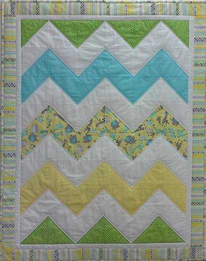 Chevron Cot Quilt Pattern on Sale