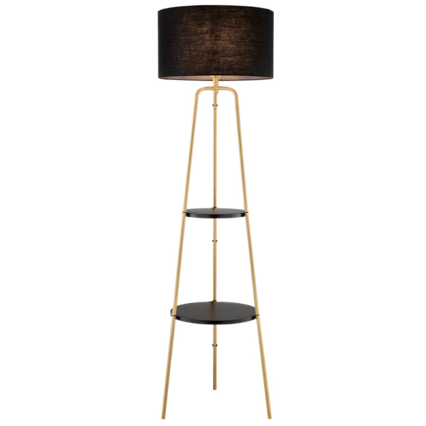 Patterson Black & Gold Floor Lamp Online