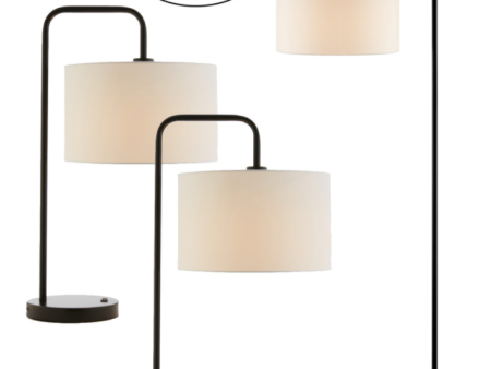 Orea Table + Floor Lamp Set Sale