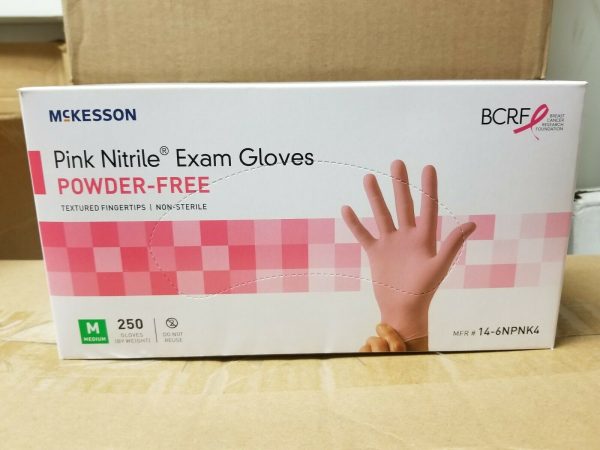 **250 Gloves per Box** McKesson Confiderm 3.0 NITRILE GLOVES- INDIGO, 250 box, (230 box XL) 10 boxes case Online now