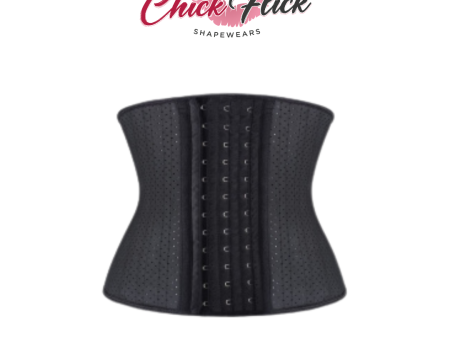 Extra Strong Compression PETITE Hypoallergenic Waist Trainer in Black Supply