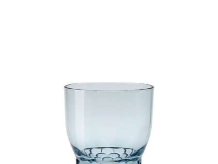 Set of Four Blue Acrylic Glasses Hot on Sale