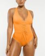 Smart Sculpt Plunge Corset Shaping Swimsuit For Discount