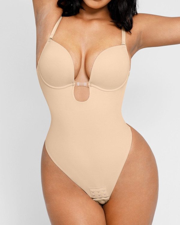 AirSlim® Backless U Plunge Thong Bodysuit Online now