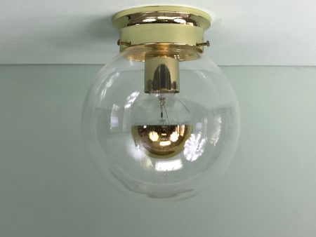 Half-Gold Globe Light For Cheap