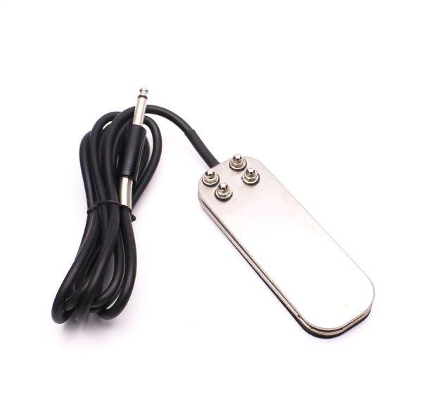 Heavy Duty Stainless Steel  BLACK  Flat Foot Switch For Discount